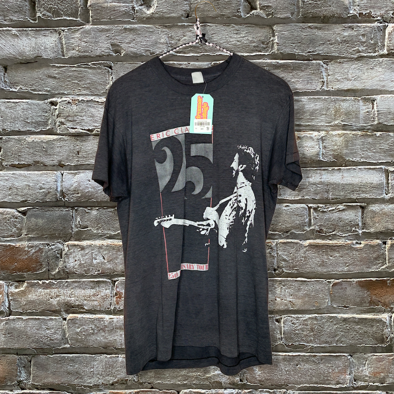 (RR1447) Eric Clapton '25th Anniversary Tour' T-Shirt*