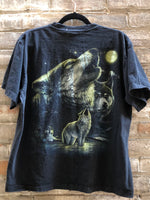 (RR2293) Howling Wolf T Shirt