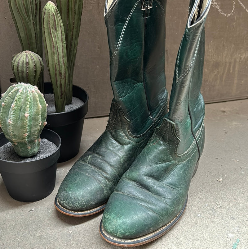 (RR3064) Emerald Green Laredo Cowboy Boots