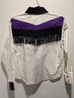 (RR3438) Western Fringe Blouse