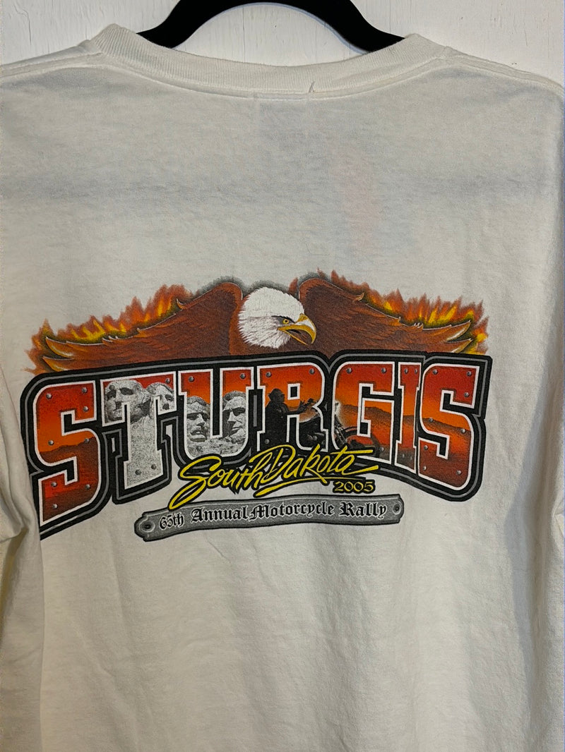 (RR3027) 2005 Sturgis White Eagle T-Shirt