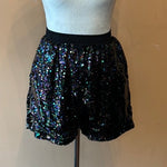 (RR1076) Molly Bracken Multicolour Sequin Shorts