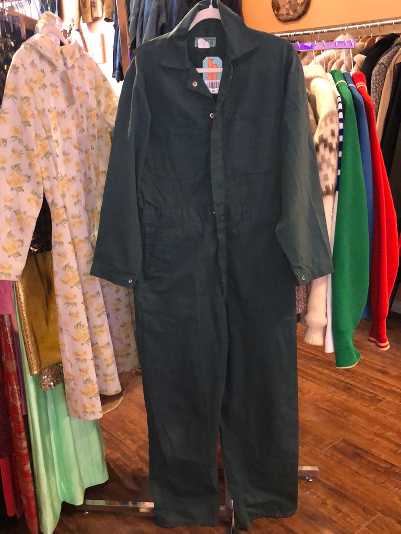 (RR2546) Vintage Forest Green Broiler Suit