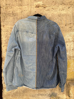 (RR3199) Lee Two Tone Denim Button Down Shirt