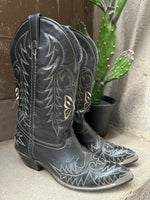 (RR3400) Black Butterfly Laredo Boots