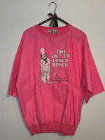 (RR2883) Vintage 1980s Single Stitch Neon Pink Graphic T-Shirt