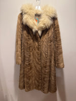 (0125RR3573) Beige 60s Fur Coat