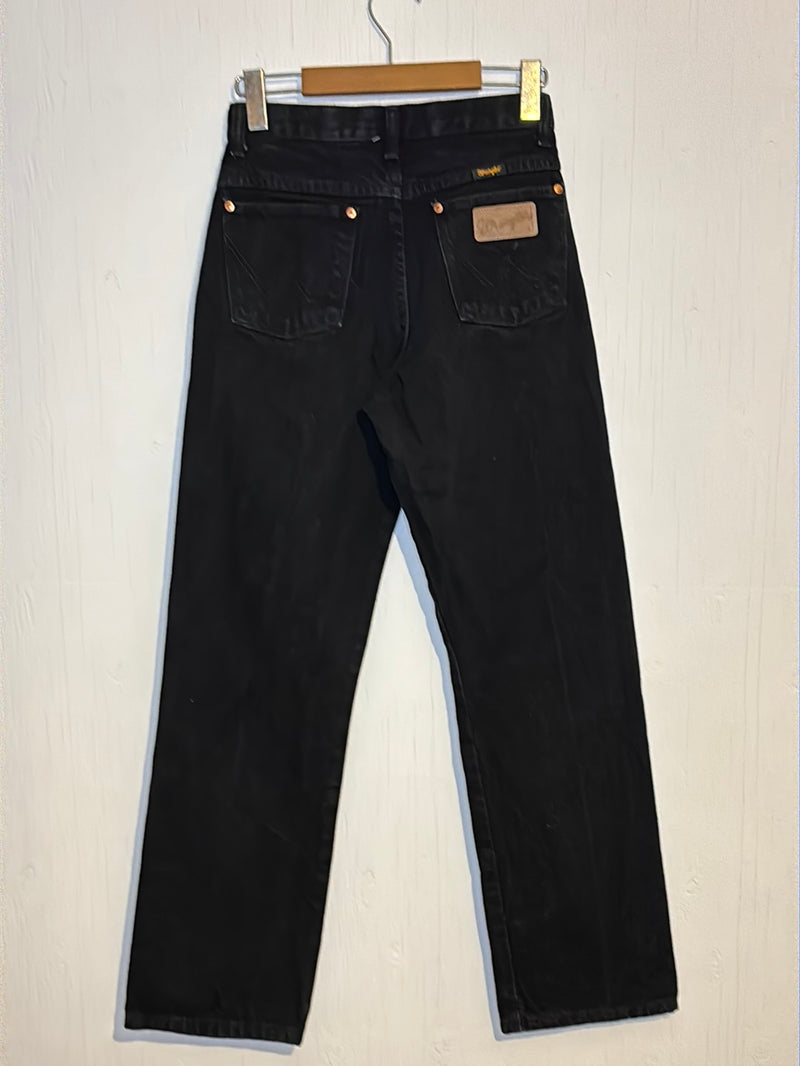 (RR2804) Wrangler Straight Leg Black Denim Jeans