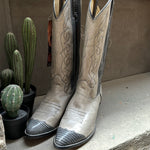 (RR3083) Grey Cowboy Boot