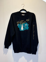 (RR3323) Winter Skate ‘94 Black Graphic Sweatshirt