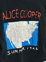 (RR2872) Vintage Alice Cooper “School’s Out Summer 1996” Tour T-Shirt*