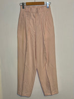 (RR2939) Vintage 100% Silk Pink Wide Leg Trousers