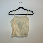 (RR2931) Vintage Cream Lace Camisole