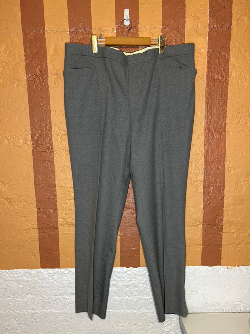(RR2616) Vintage Grey Wool Trousers