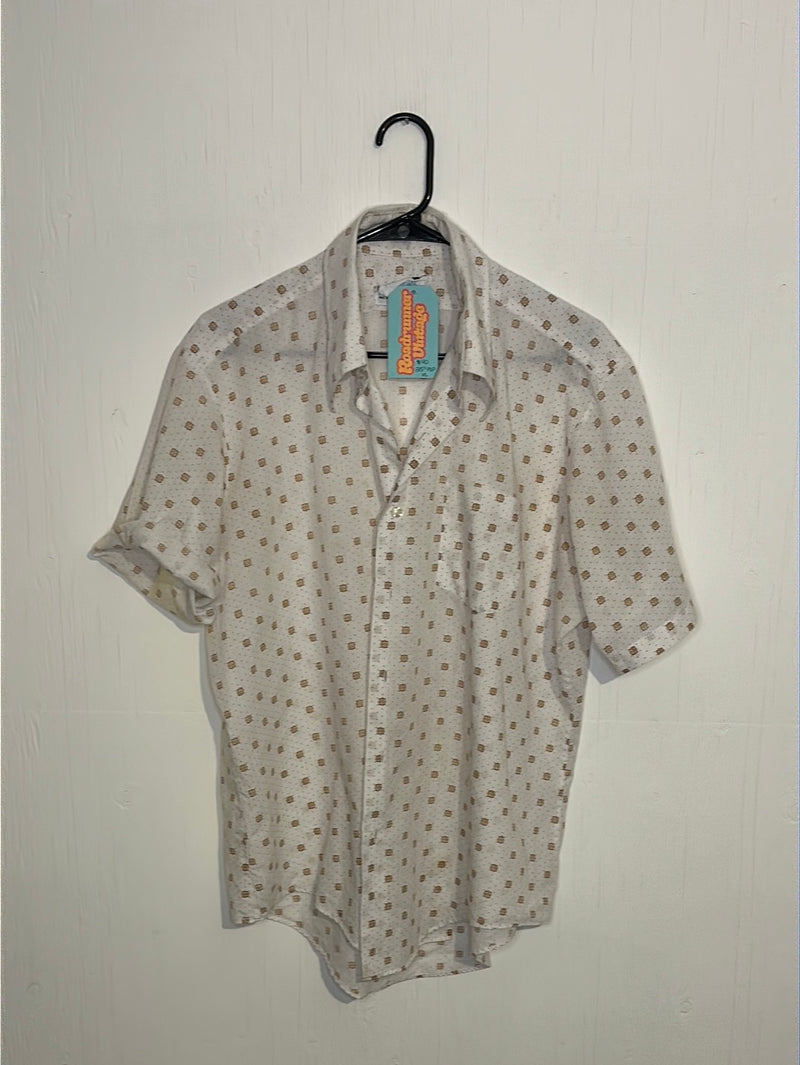 (RR2907) Short Sleeve Button Down Shirt