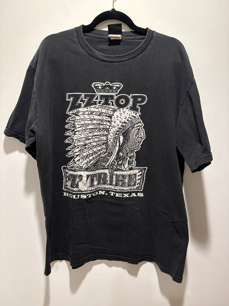 (RR3488) ZZ Top Tribe Houston, Texas Merch T-Shirt