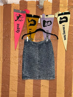 (RR2310) Vintage Denim Jacket + Skirt Set