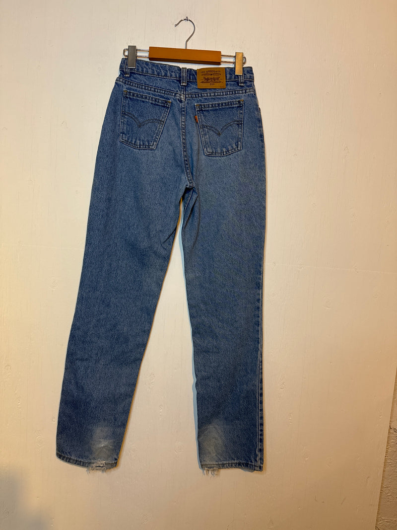 (RR3136) Levis 634 Orange Tabs Highrise Jeans