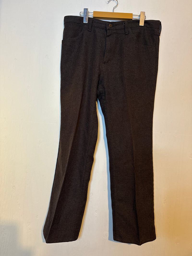 (RR3124) Wrangler Brown Polyester Pant