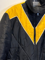 (RR3326) Ski-Doo Black and Yellow Puffer Coat