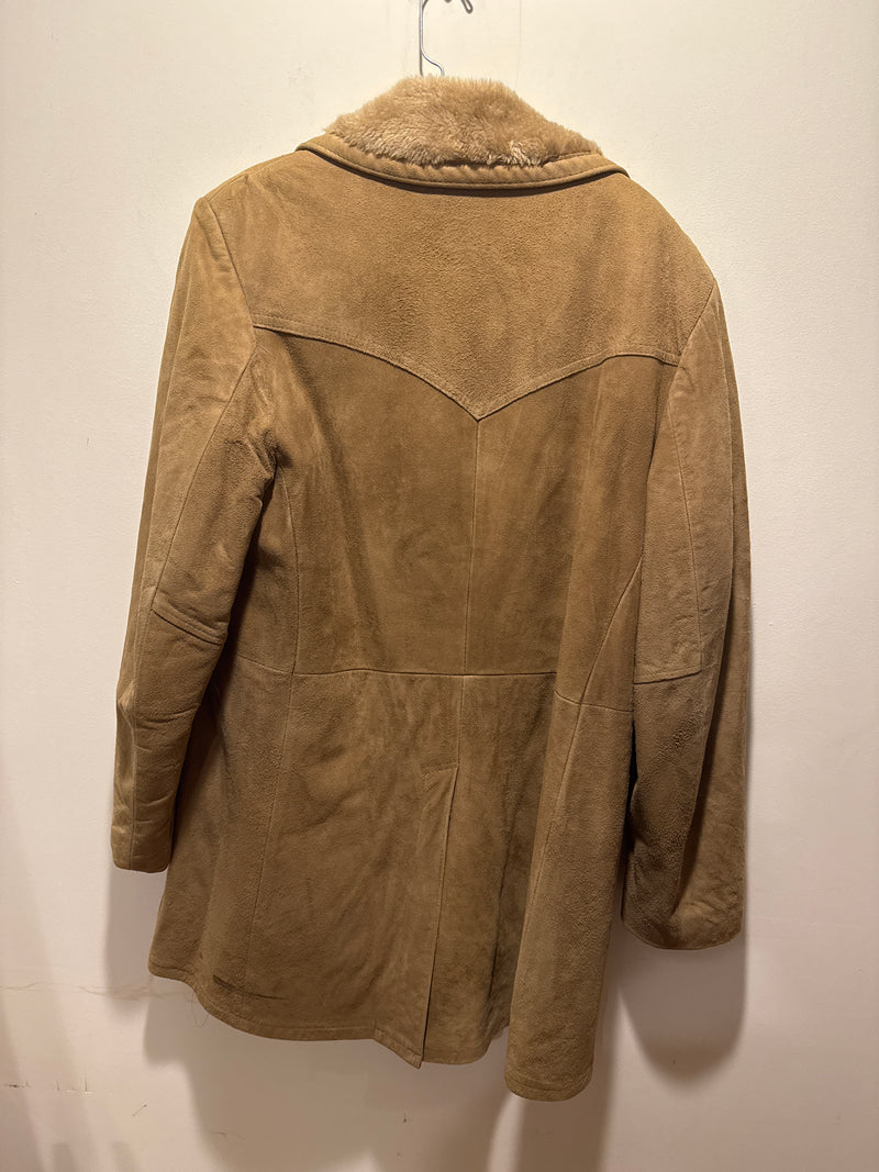 (0125RR3572) Men’s Suede Car Coat&nbsp;