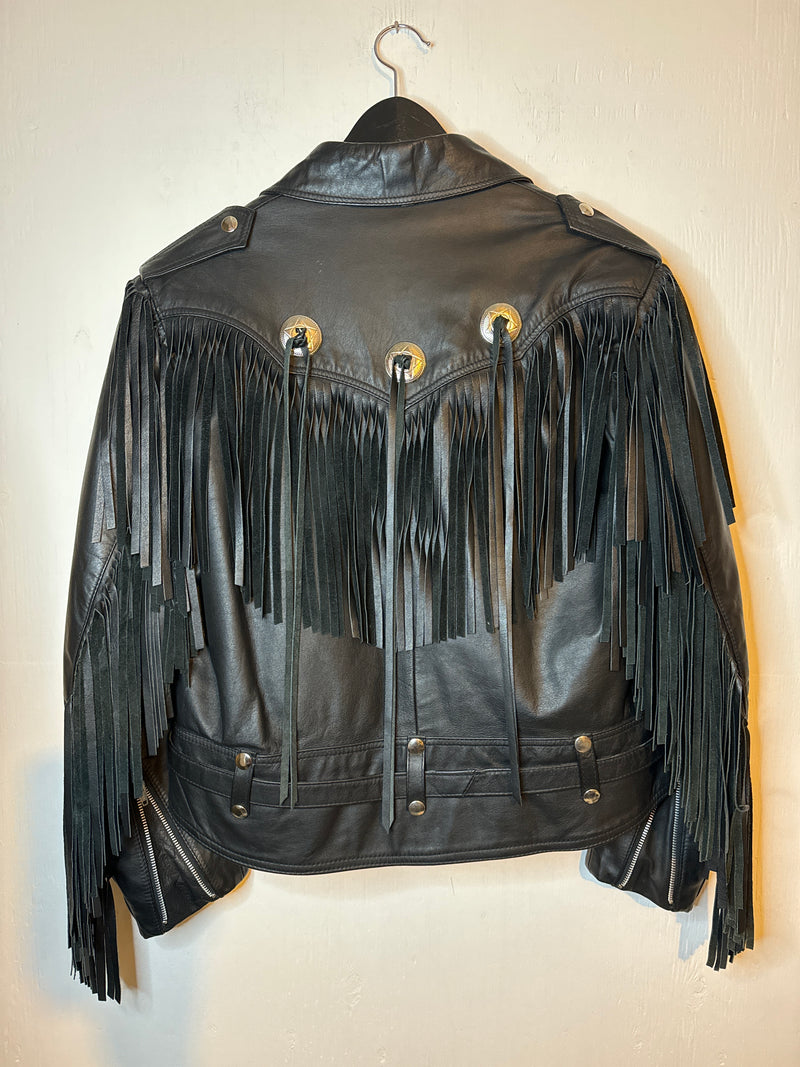 (RR3218) Bristol Leather Fringe Jacket