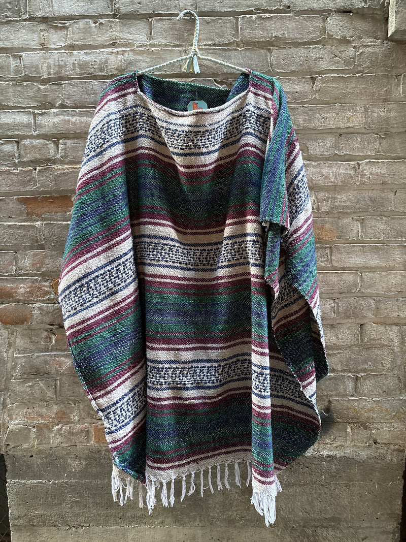 (RR3145) Vintage Woven Serape