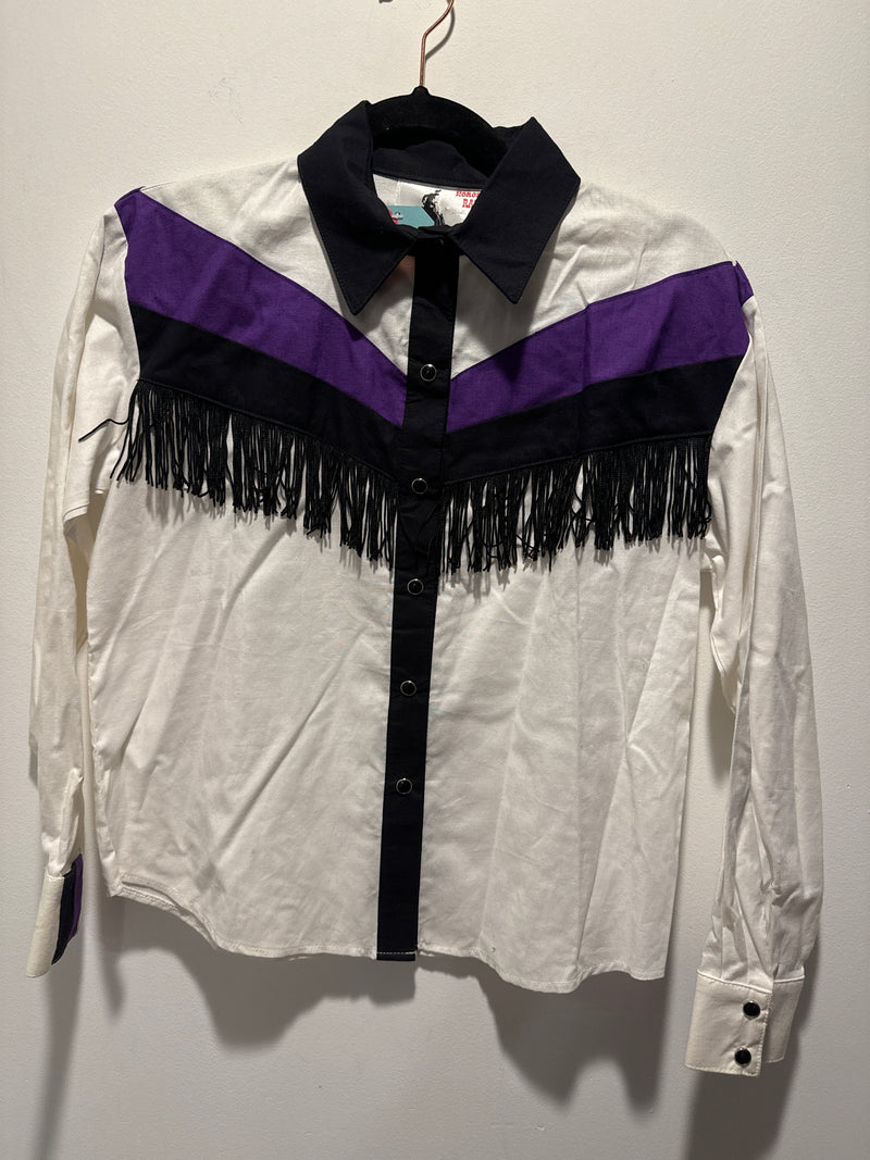 (RR3438) Western Fringe Blouse