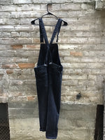 (RR3163) Modern Naked & Famous Black Denim Overalls