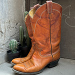 (RR3060) Tony Lama 70's Brown Cowboy Boot