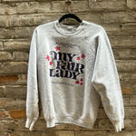 (RR2995) Vintage ‘My Fair Lady’ Graphic Crewneck Sweatshirt