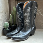 (RR3076) Black Cowboy Boot