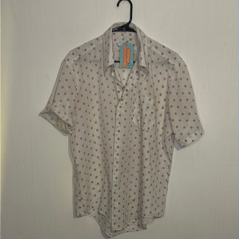 (RR2907) Short Sleeve Button Down Shirt