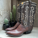 (RR3073) Dark Brown Tony Lama Cowboy Boots