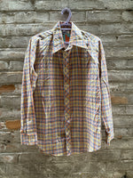 (RR3176) Vintage GWG G.Dubs Pearl Snap Western Button Down