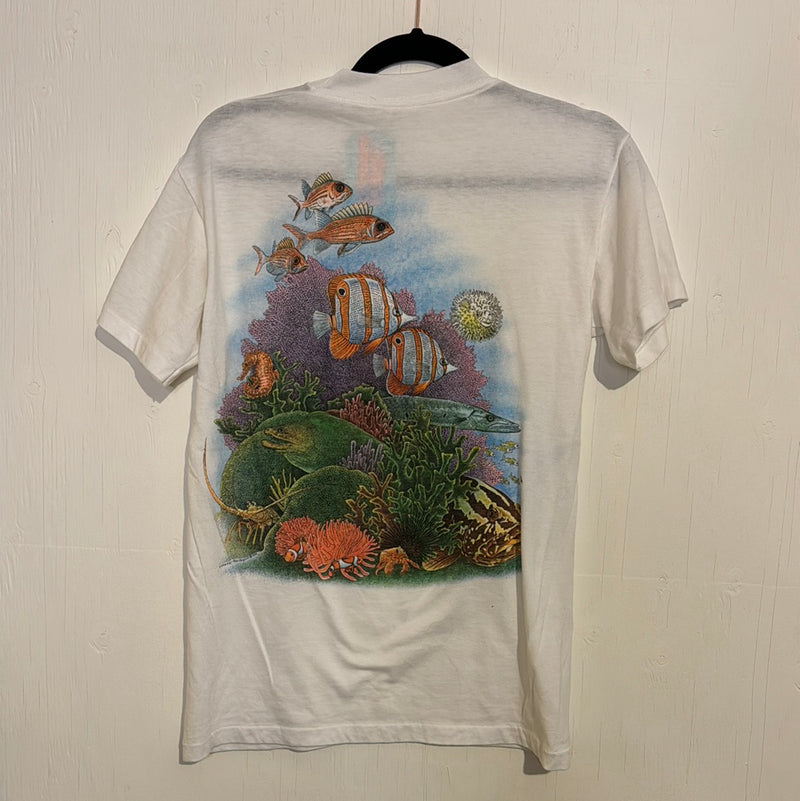 (RR2858) 80s Single Stitch Under The Sea T-shirt