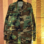 (RR2448) Army Button Down Lightweight Jacket