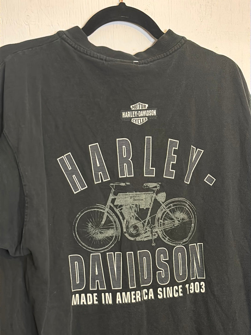 (RR3024) 1998 Harley Henley T-Shirt