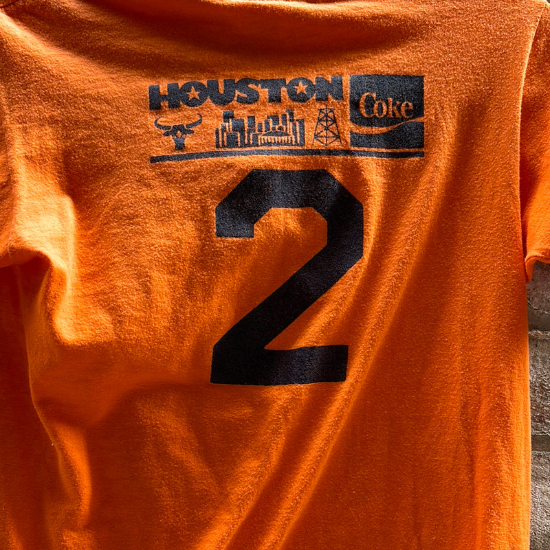 (RR2987) Vintage Single Stitch Orange ‘Youth Basketball’ Graphic T-Shirt