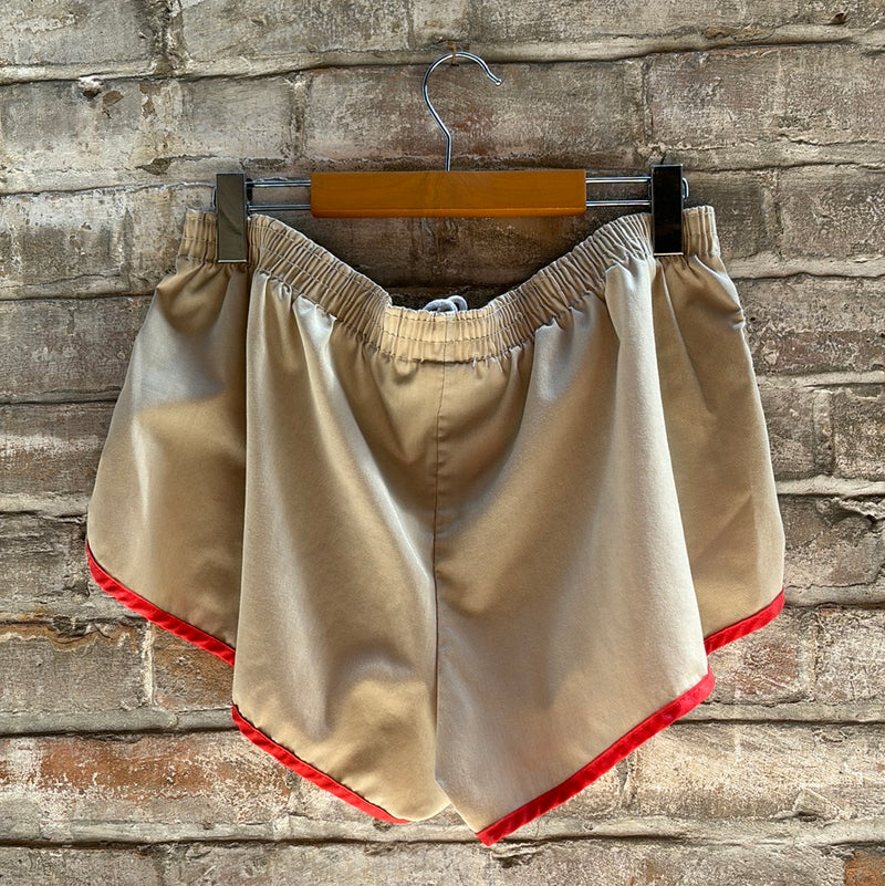 (RR2977) Vintage Khaki Athletic Shorts