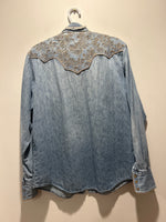 (0425RR3720) Denim Pearl Snap