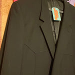 (RR2280) Men’s Western Cut Black Suit Jacket
