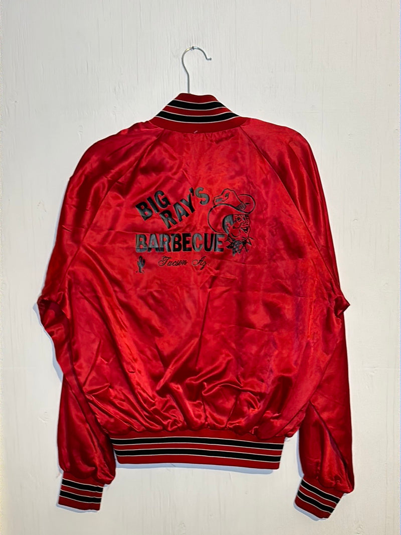 (RR2952) Vintage ‘Big Ray’s Barbeque’ Satin Jacket