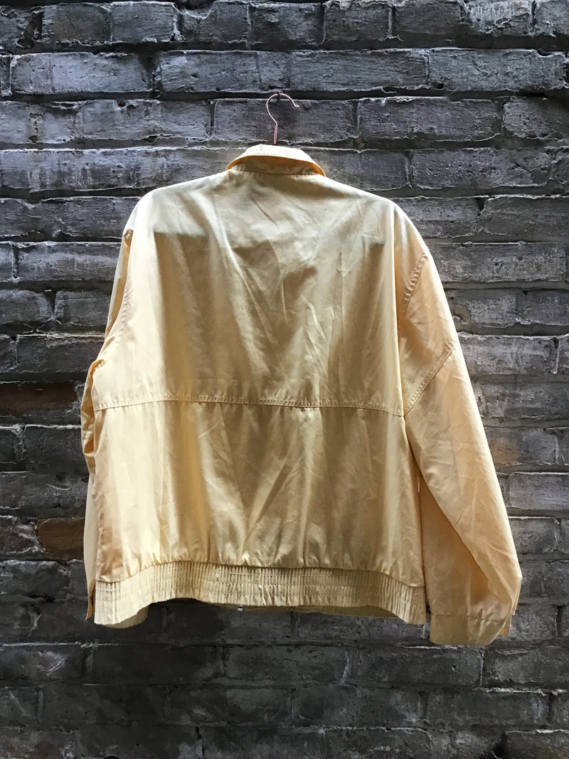 (RR3165) Vintage Yellow Windbreaker