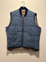 (RR3302) Plaid Lined Quilted Vest