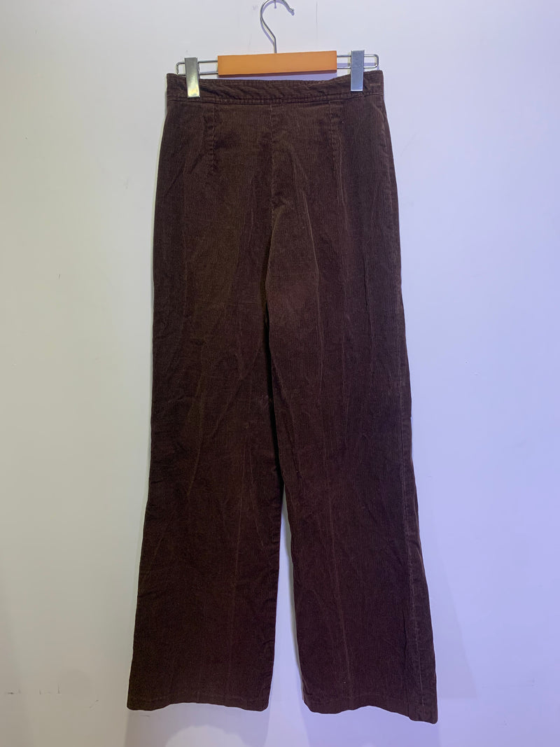 (RRSG187) Brown Sears cord leisure suit