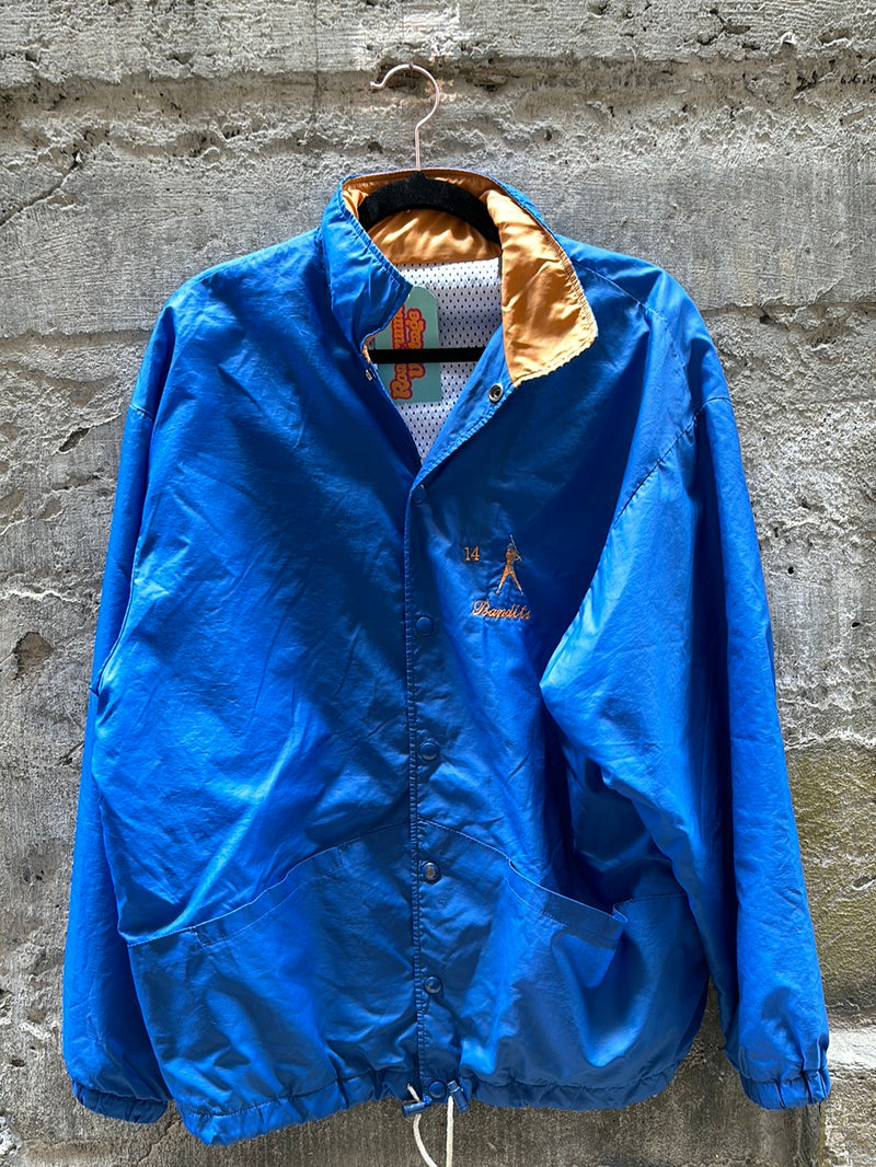 (RR3090) Vintage ‘Bandits’ Baseball Windbreaker Jacket