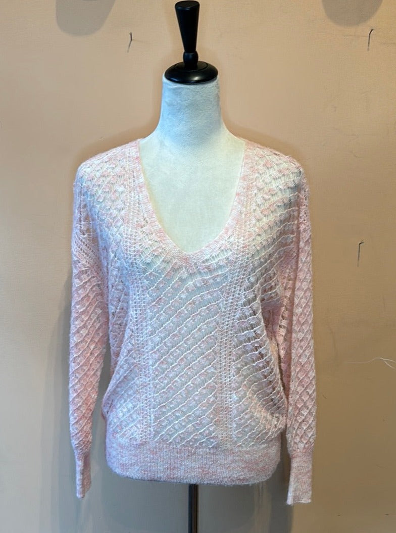 (RR1803) Molly Bracken Ladies Pink Knitted Sweater