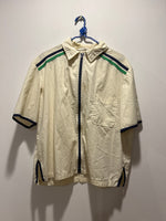 (0425RR3698) Short Sleeve Zip Jacket