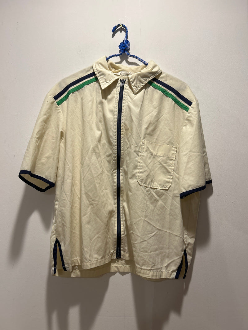 (0425RR3698) Short Sleeve Zip Jacket